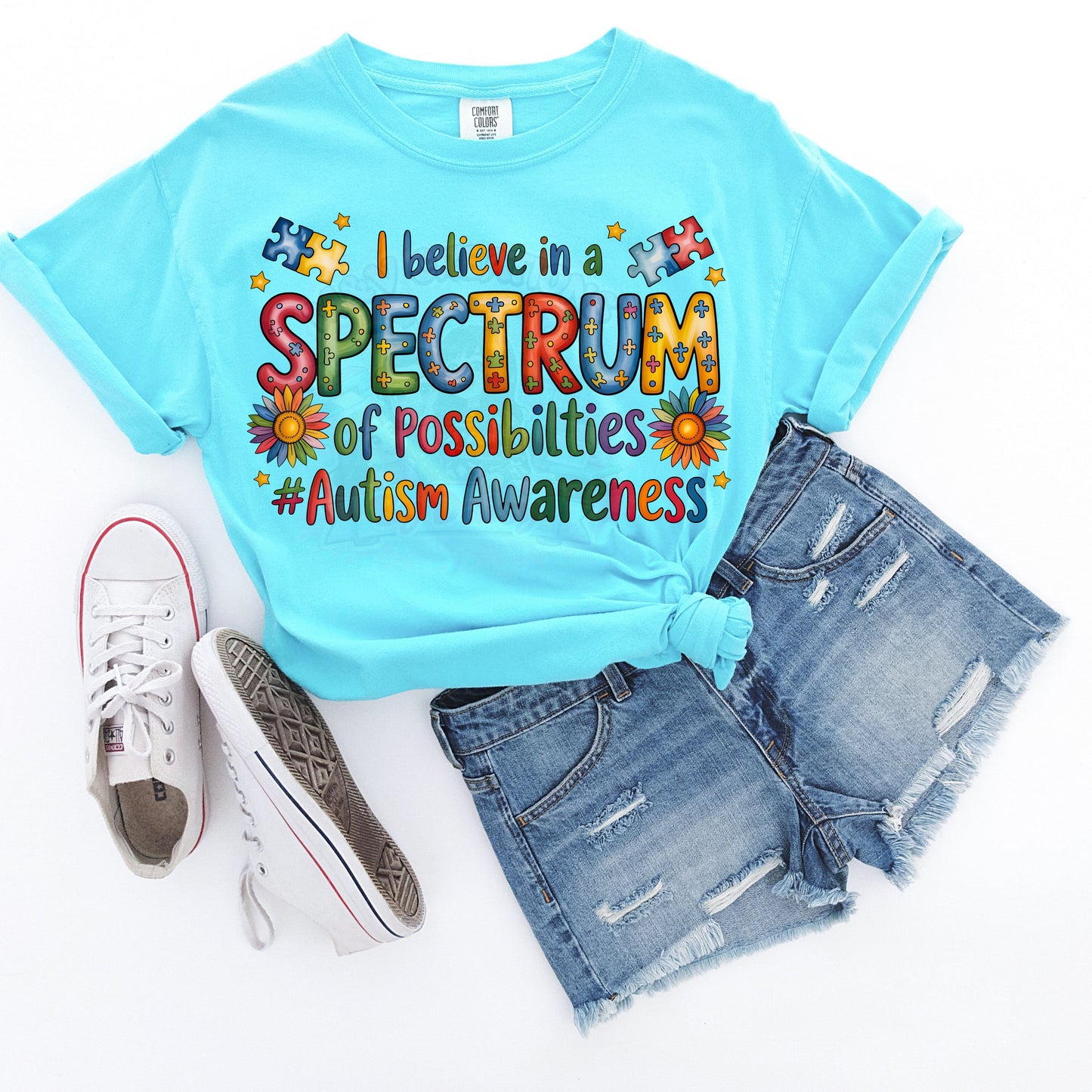 I Believe in Spectrum DTF Transfer