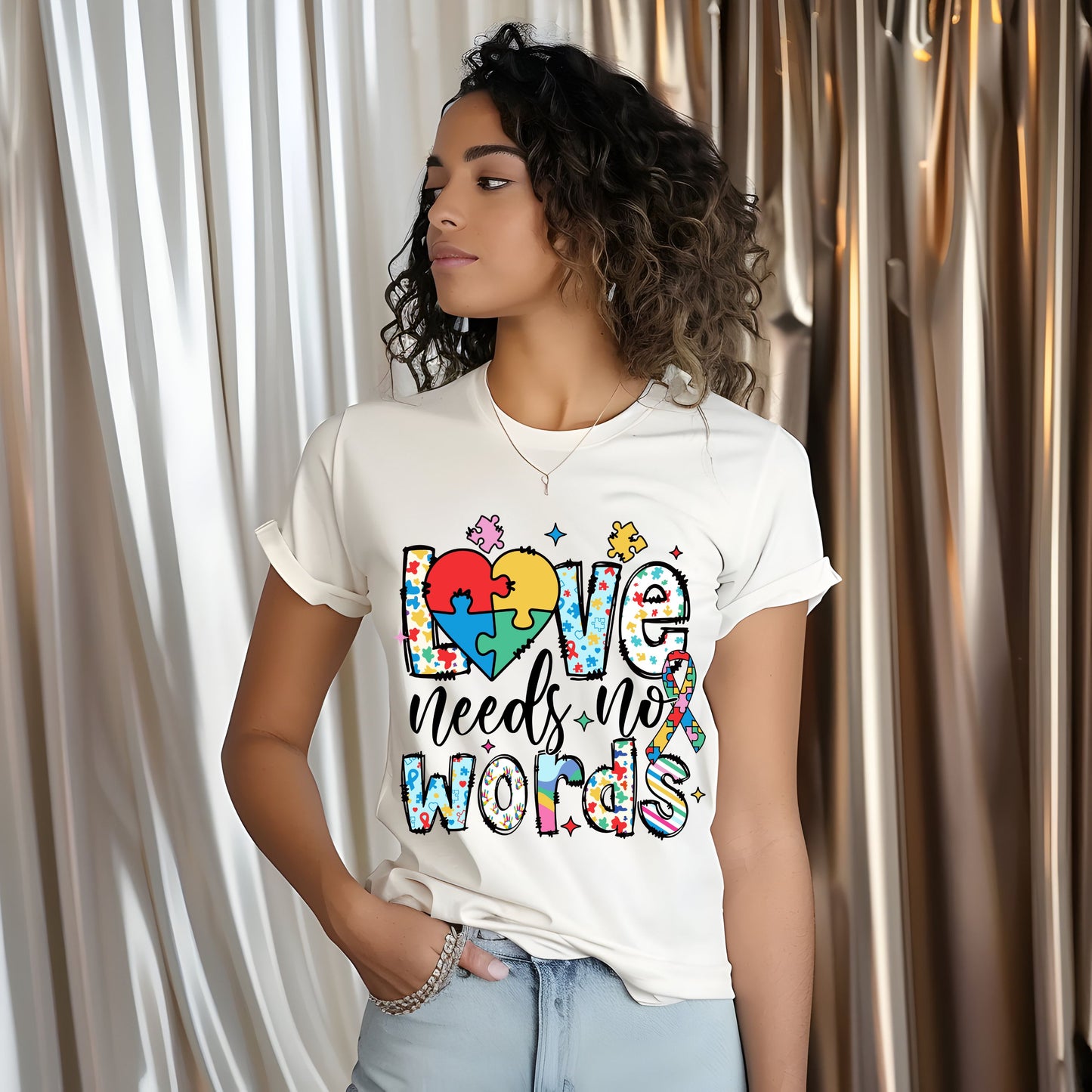 Love Needs no words   DTF Transfer ONLY