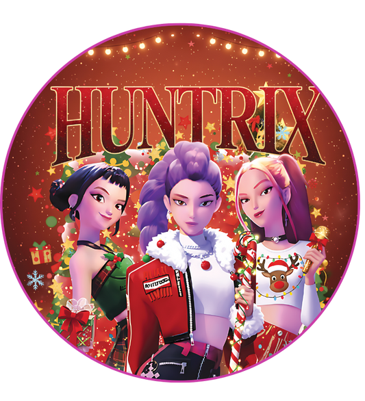 Ornament Decal #22 KPOP  Huntrix Christmas