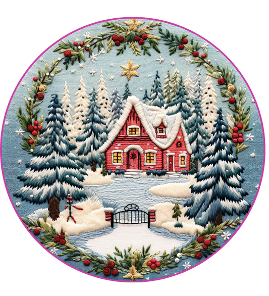 Ornament Decal #2 Christmas Forest