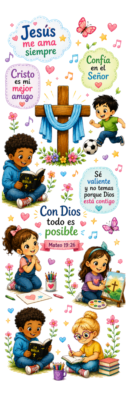 CON DIOS TODO ES POSIBLE kids  UV PEN WRAP