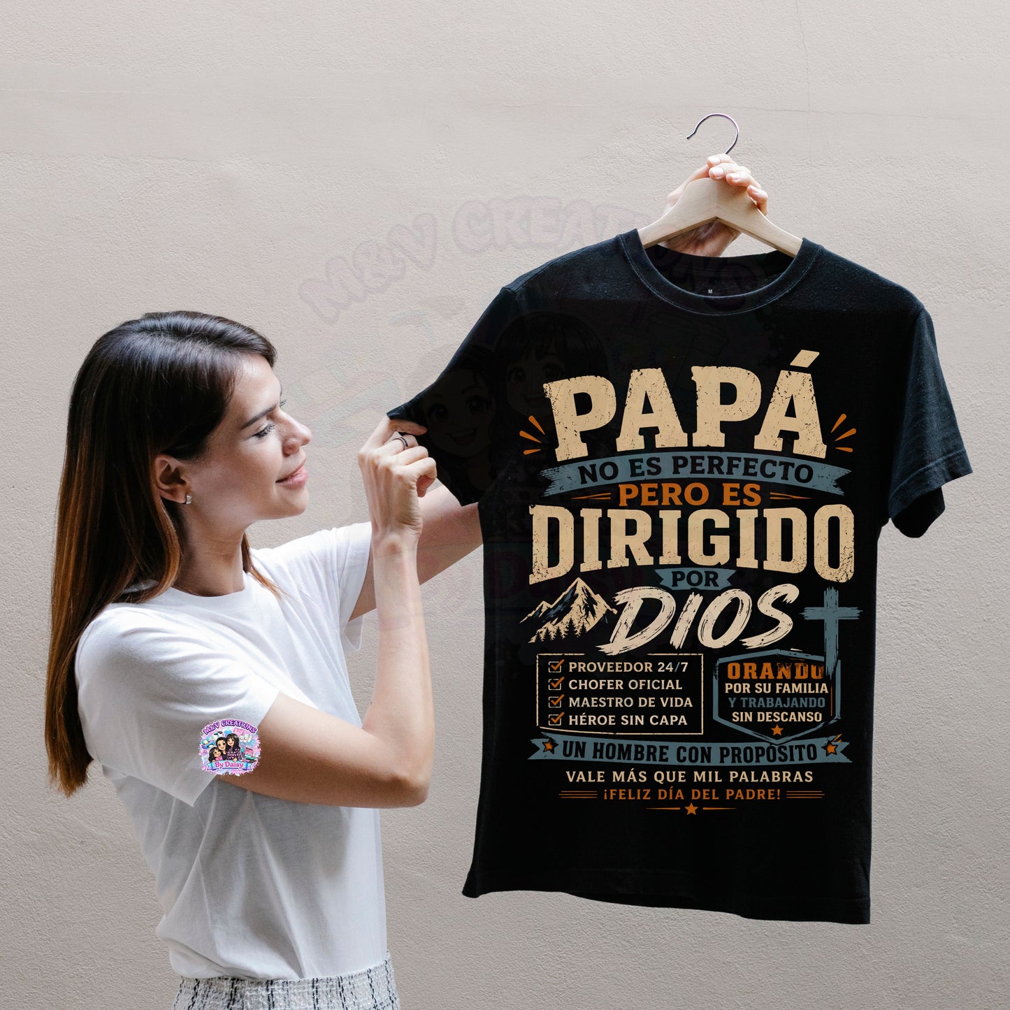 Papa Dirigido por Dios     DTF Transfer ONLY