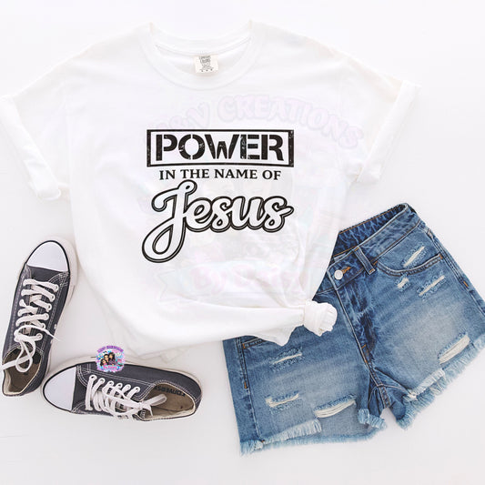 Power in the name of Jesus  DTF Transfer ONLY