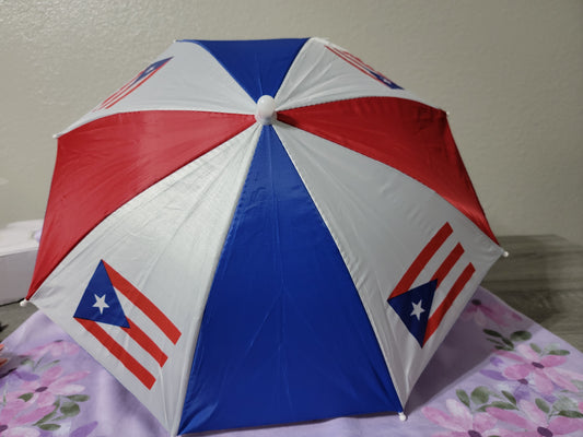 Puerto Rico Flag Umbrella Hat