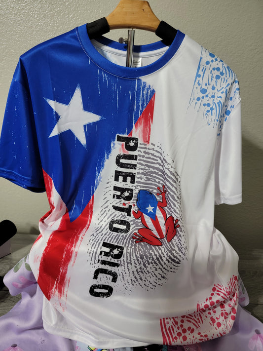 Puerto Rico All around design Jersey Shirt
