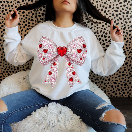 Rhinestone-Heart-Bow-Valentine