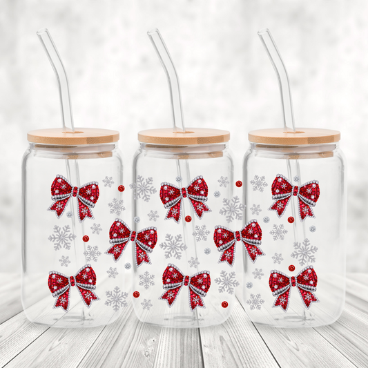 UV #124 Red Christmas Bows