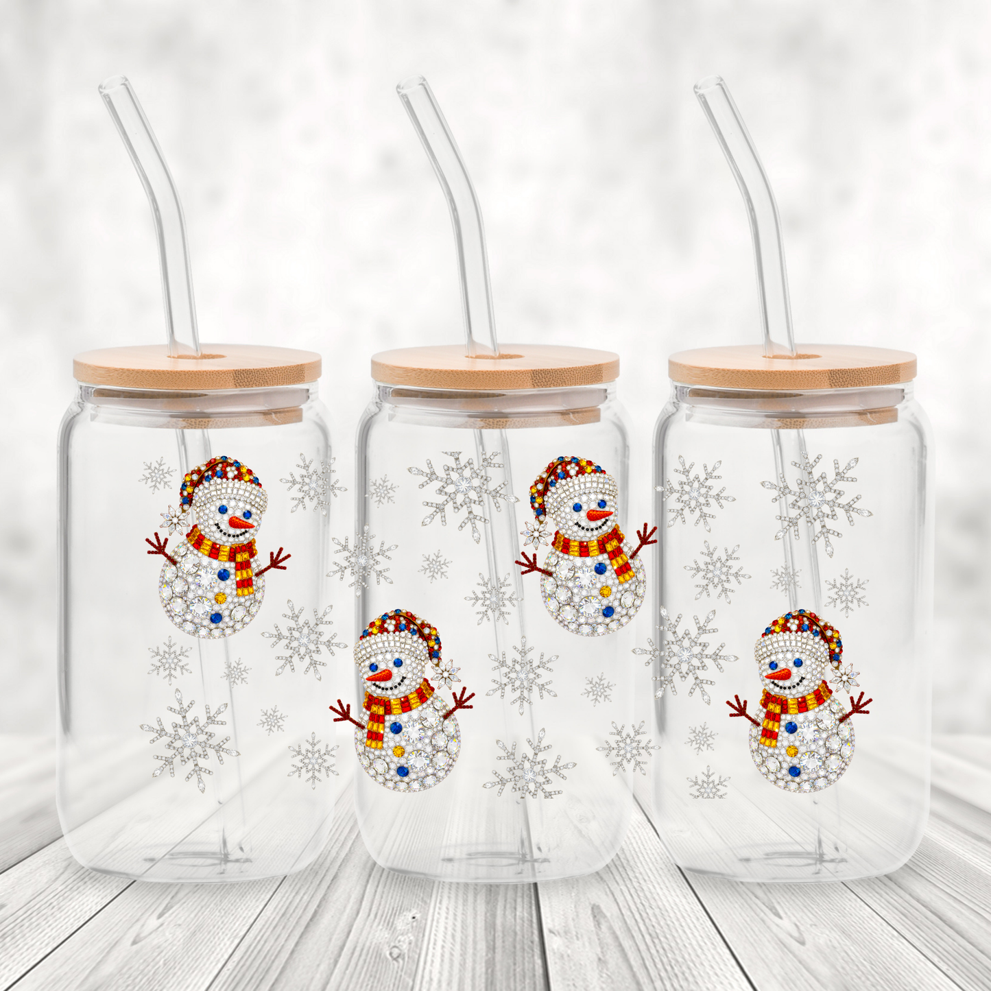 UV#128 Rhinestone Snow Man