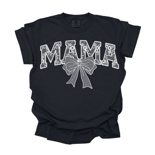 Lace Mama Black or white (DTF Transfer )