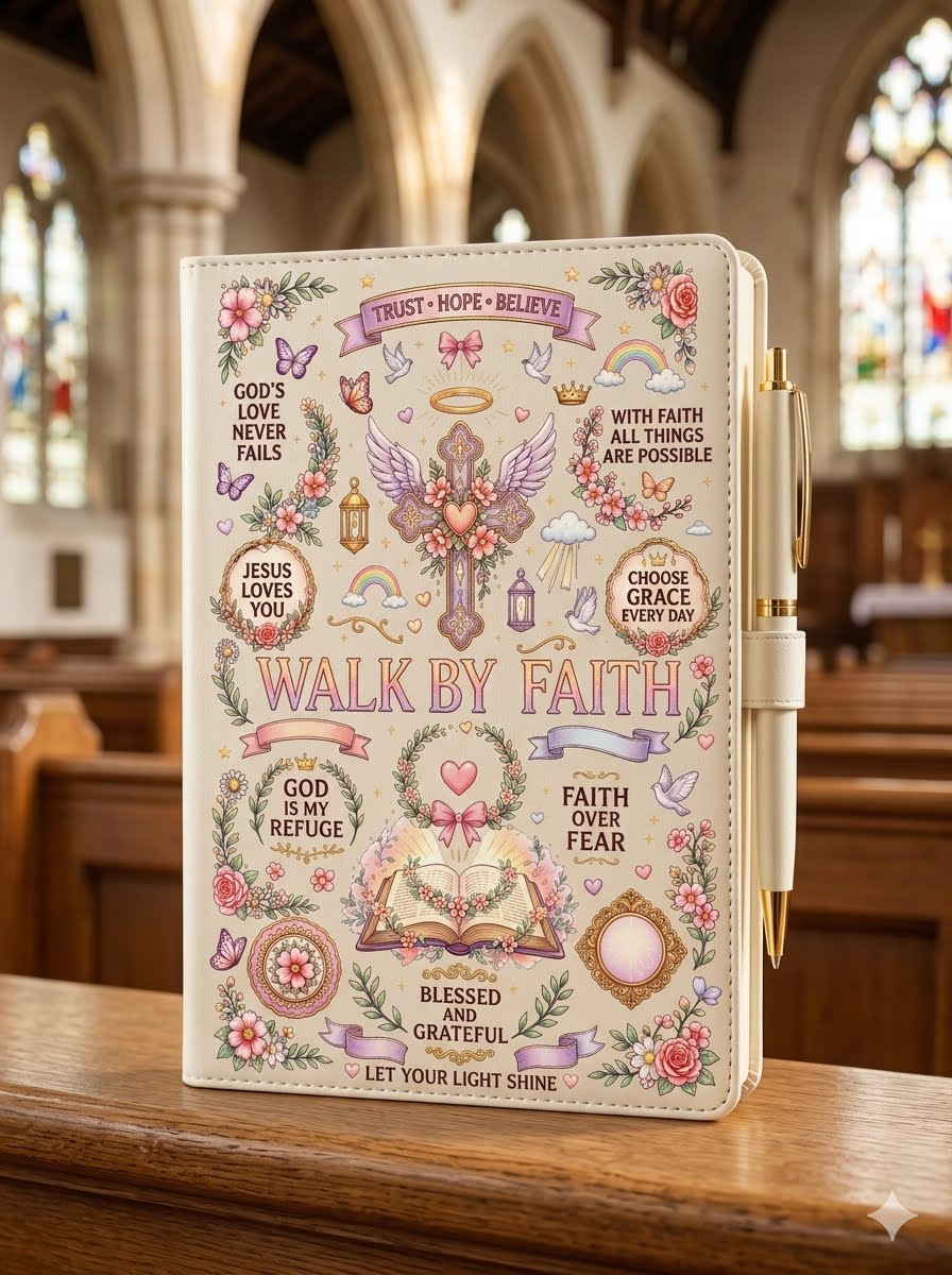 WALK BY FAITH    Journal Decal