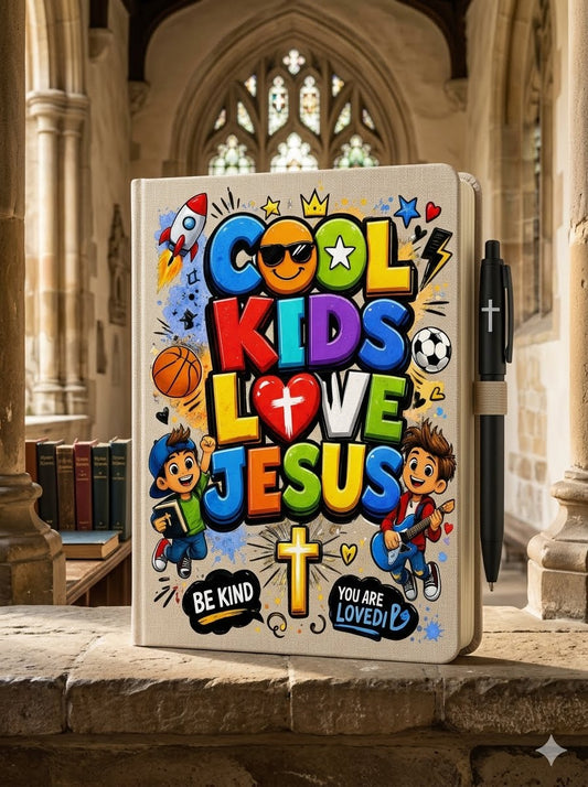 COOL KIDS LOVE JESUS Journal Decal