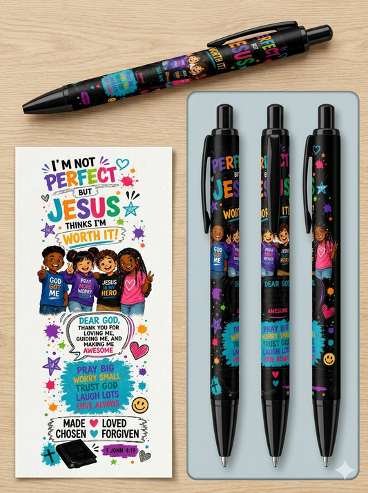 IM NOT PERFECT BUT JESUS THINKS IM WORTH IT UV PEN WRAP