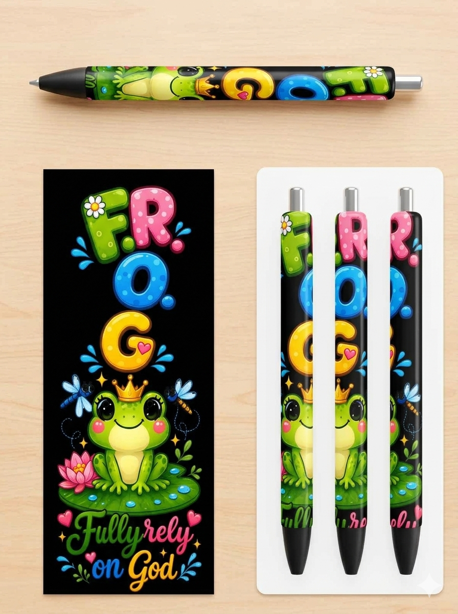 F.R.O.G. Fully Rely on God. UV PEN WRAP