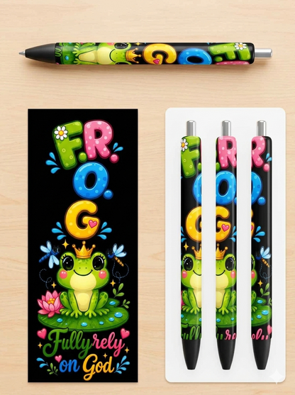 F.R.O.G. Fully Rely on God. UV PEN WRAP