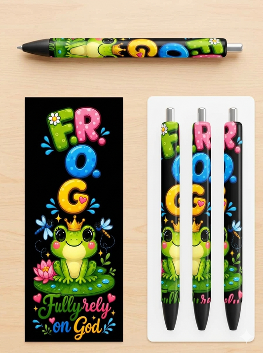 F.R.O.G. Fully Rely on God. UV PEN WRAP