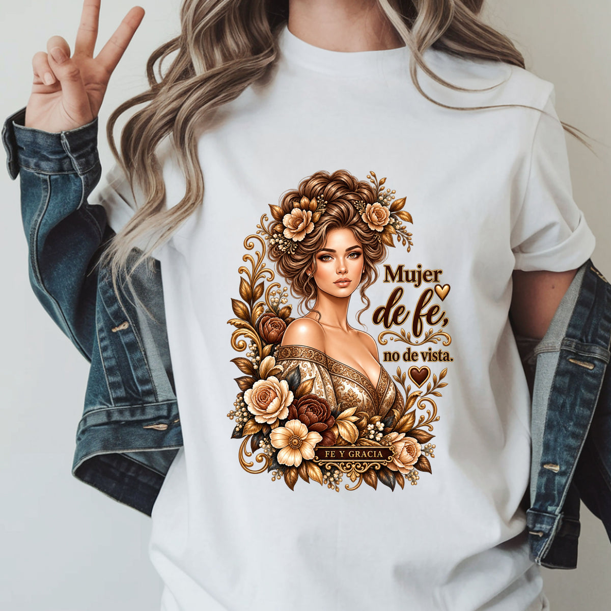 Mujer de fe no de vista shirt