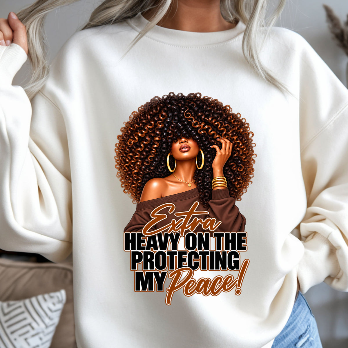 Extra Heavy on Protecting My Peace   Matching Gift Set