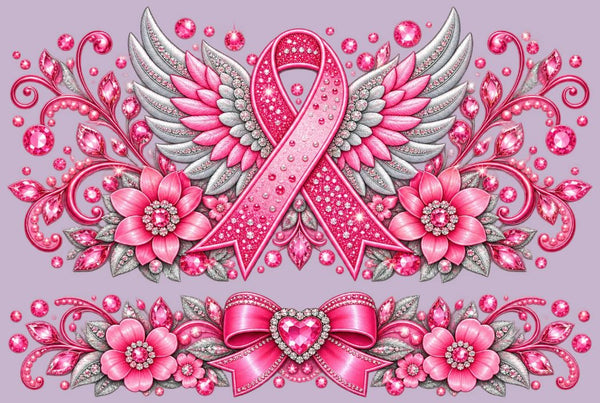 Wings of Hope      Mini Tumbler UV DTF Wrap for Chapstick Holder