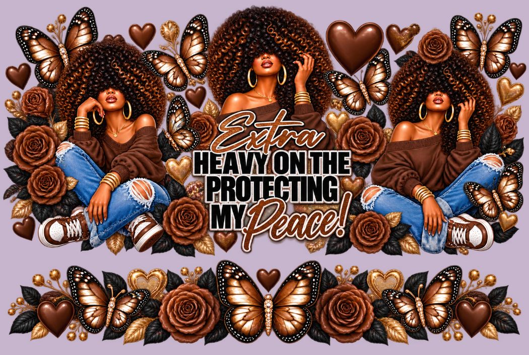 Extra Heavy on Protecting My Peace   Matching Gift Set