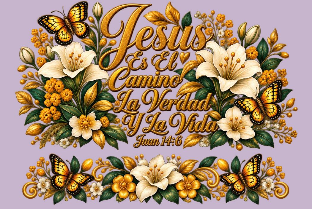 Jesus es el Camino     Mini Tumbler UV DTF Wrap for Chapstick Holder