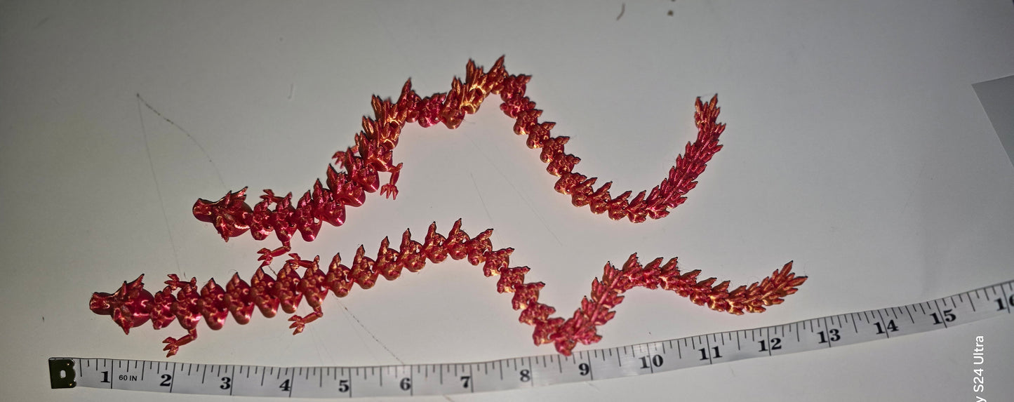 Articulated 3D Printed Water Dragons