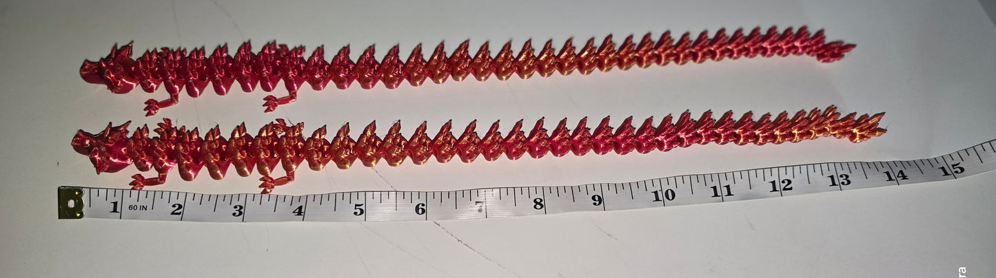 Articulated 3D Printed Water Dragons