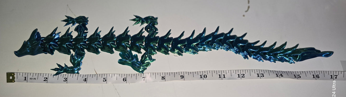 Articulated 3D Printed Water Dragons
