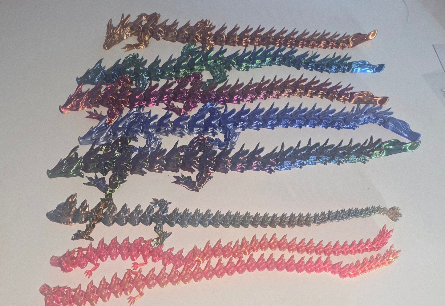 Articulated 3D Printed Water Dragons