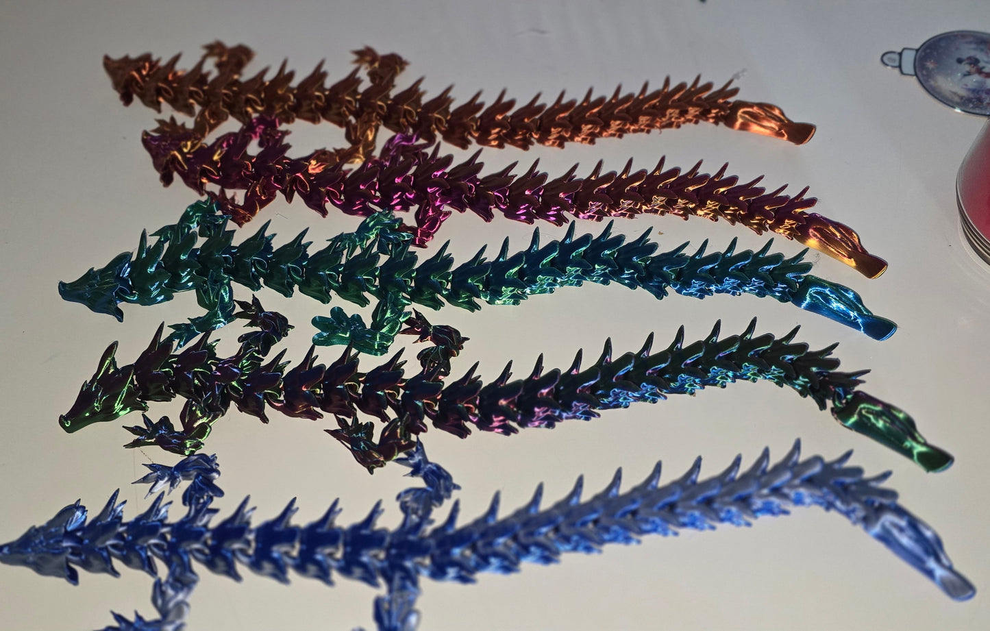 Articulated 3D Printed Water Dragons