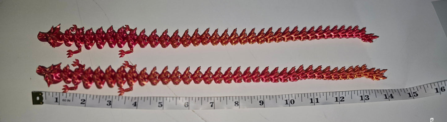 Articulated 3D Printed Water Dragons